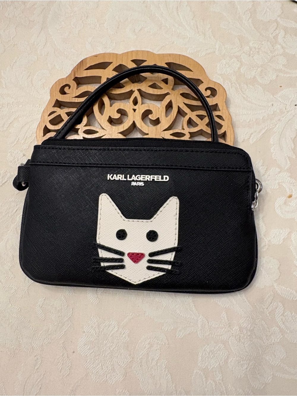 Karl Lagerfeld Paris Black Wristlet - LNC